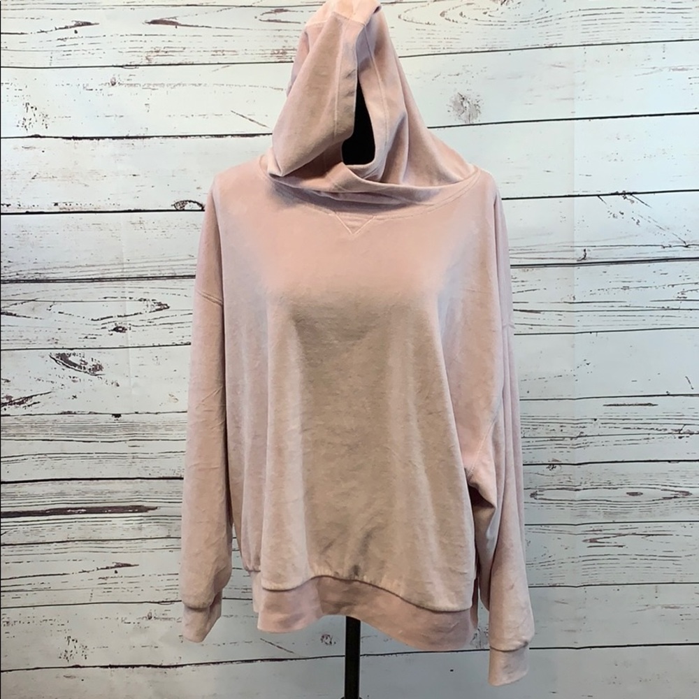 Fabletics Women’s Brisa Velour Pullover Hoodie L
